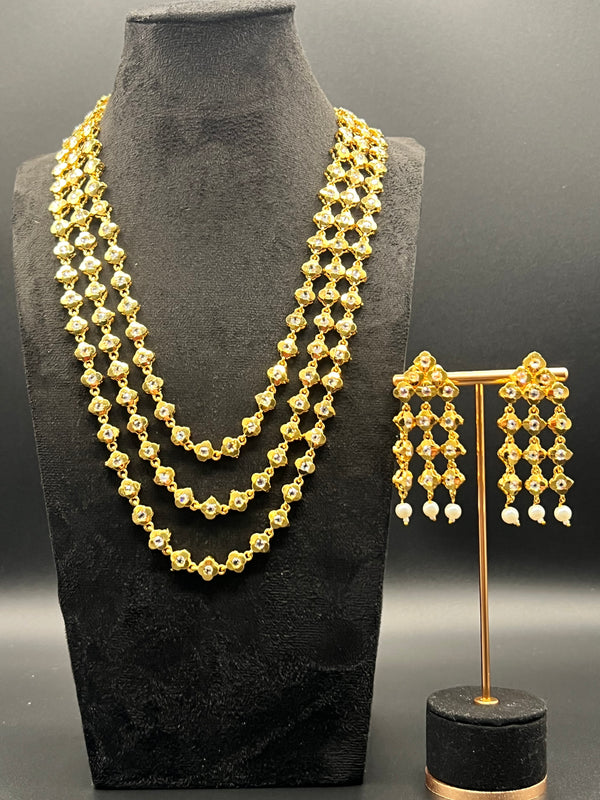 Ilahi 3 Layer Necklace Set